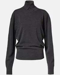 Burberry Rollkragenpullover aus Wolle Grau