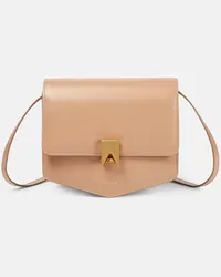 Alaïa Alaia Schultertasche Le Papa Large aus Leder Pink