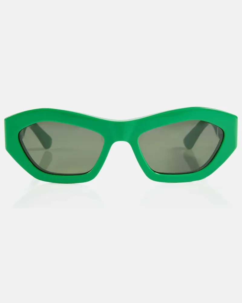 Bottega Veneta Cat-Eye-Sonnenbrille Angle Grün