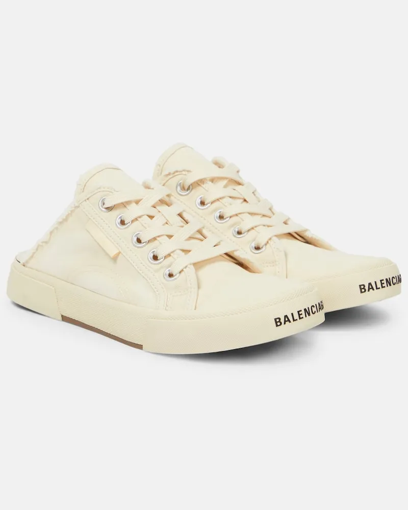 Balenciaga Sneakers Paris aus Canvas Weiß