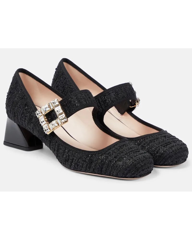 Roger Vivier Verzierte Mary-Jane-Pumps Très Vivier Schwarz