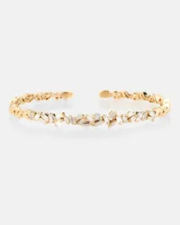 Suzanne Kalan Armreif Fireworks aus 18kt Gelbgold mit Diamanten Gold