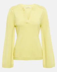 Dorothee Schumacher Pullover Smooth Silhouettes aus Schurwolle Gelb