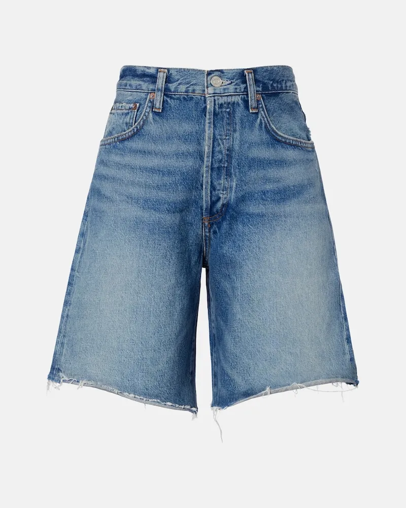 AGOLDE Shorts Indra aus Denim Blau