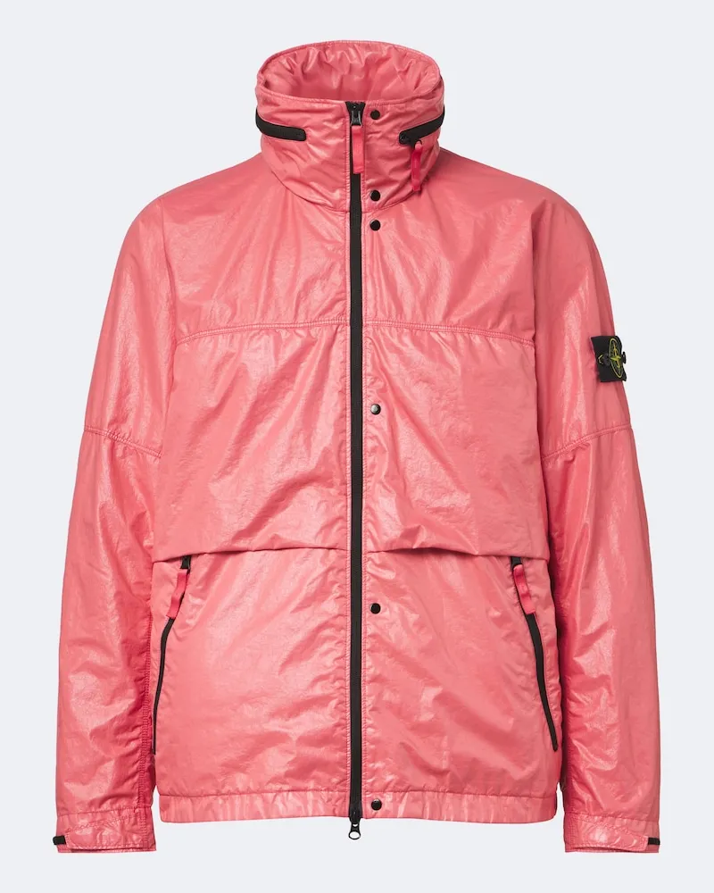 Stone Island Kapuzenjacke Compass Rosa