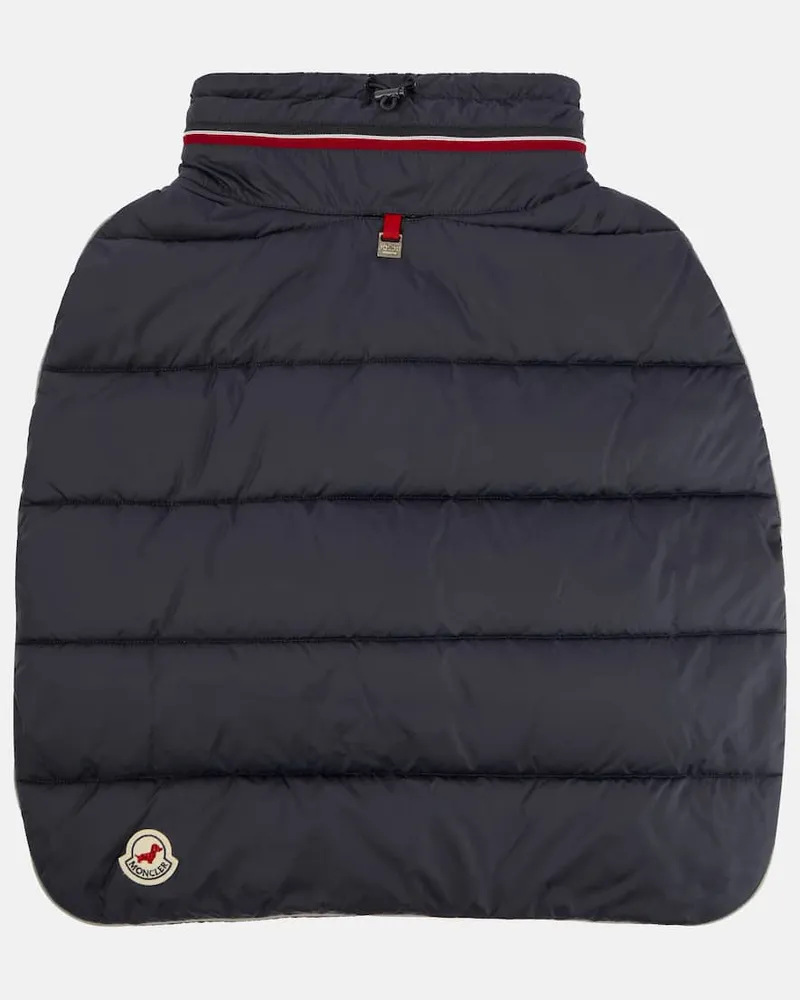 Moncler Moncler Poldo Dog Couture Mantel für Hunde Blau