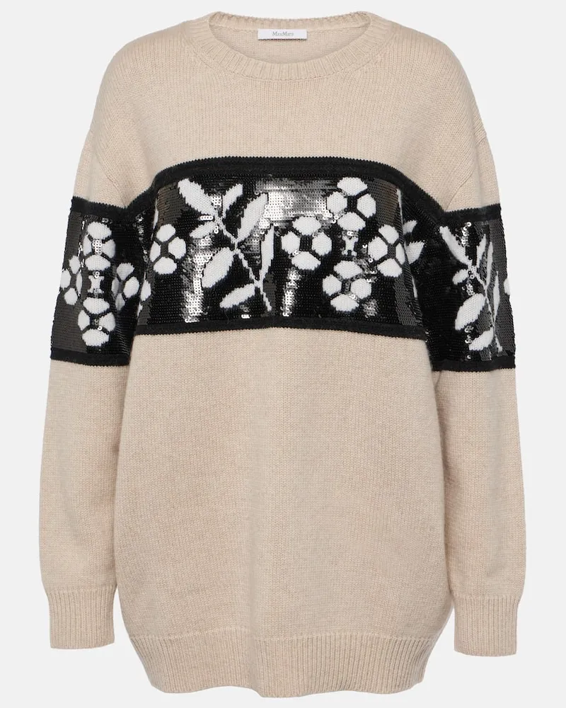 Max Mara Pullover aus Wolle und Kaschmir Multicolor