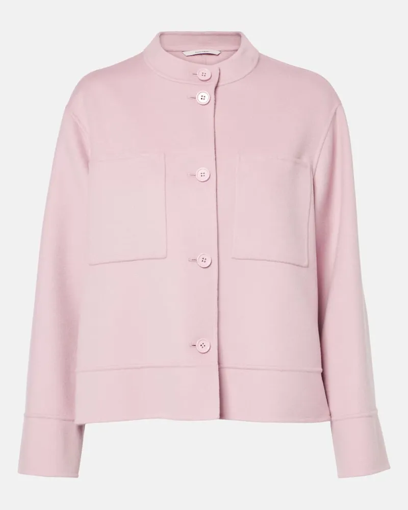 Max Mara Cardigan Susanna aus Schurwolle Pink