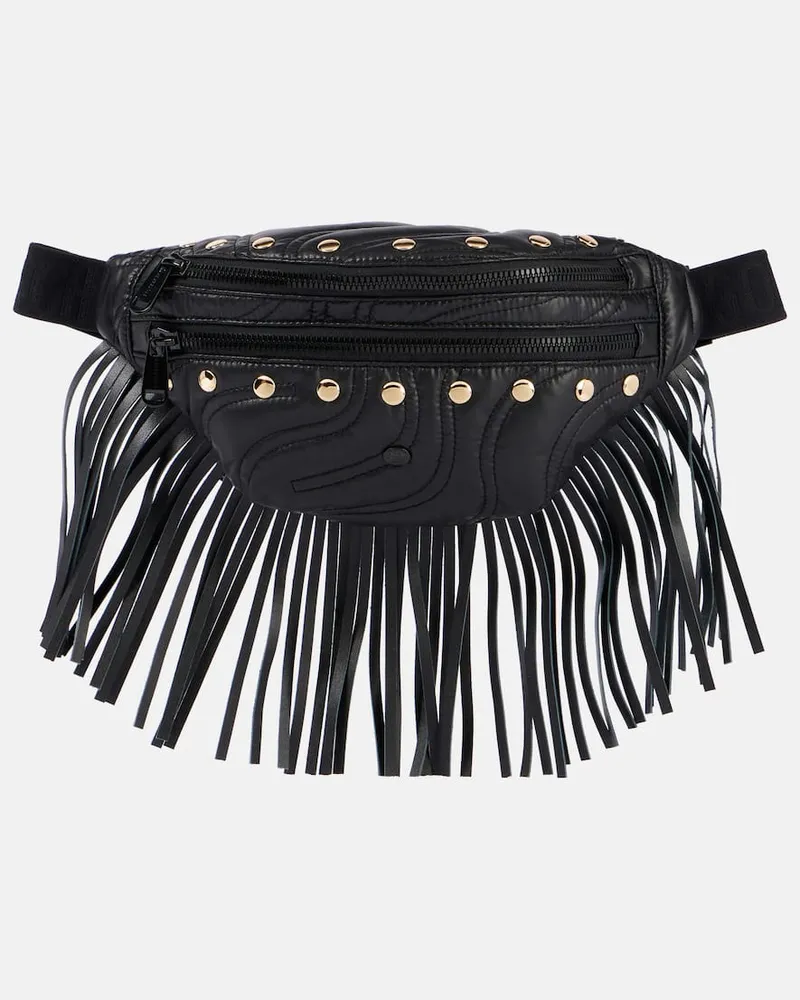 GOLDBERGH Gürteltasche Sorriso aus Leder Schwarz