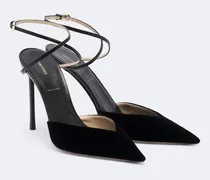 Slingback-Pumps Selen aus Samt