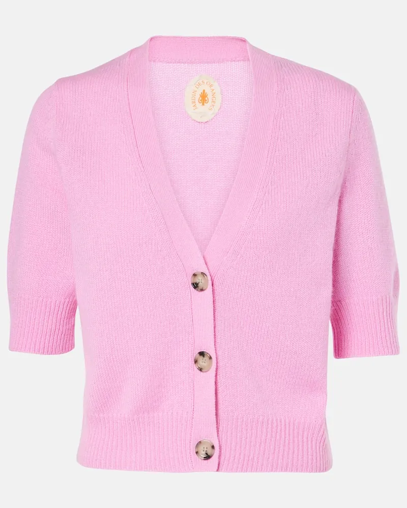 Jardin des Orangers Cardigan aus Kaschmir Pink