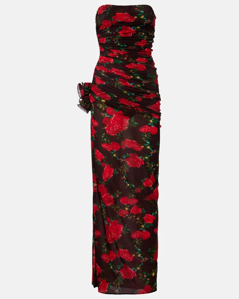 Magda Butrym Bedruckte Robe Braun