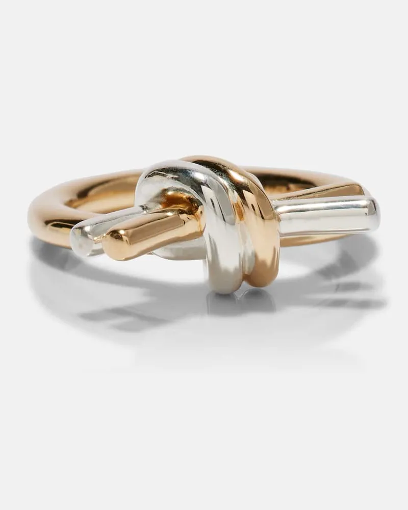 Bottega Veneta Ring Knot aus Sterlingsilber, 18kt vergoldet Gold