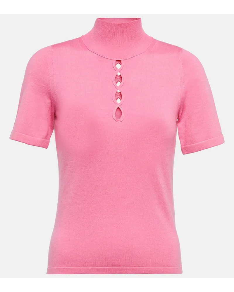 Dorothee Schumacher Top aus einem Wollgemisch Pink