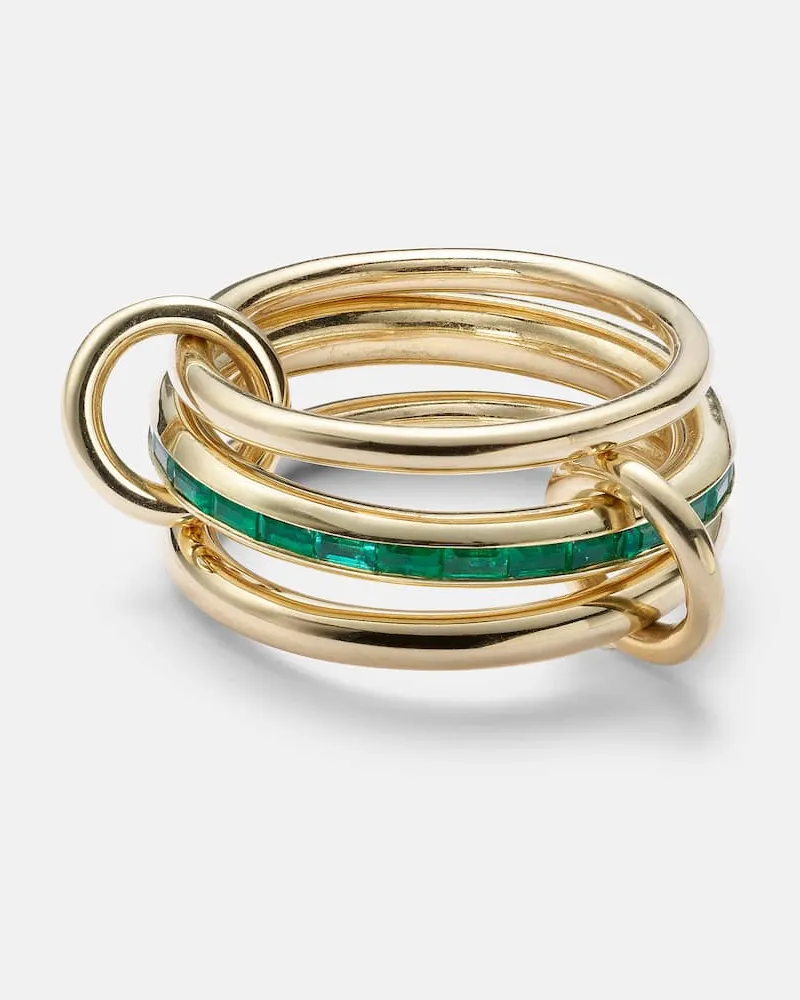 Spinelli Kilcollin Ring Pyrus aus 18kt Gelbgold mit Smaragden Gold