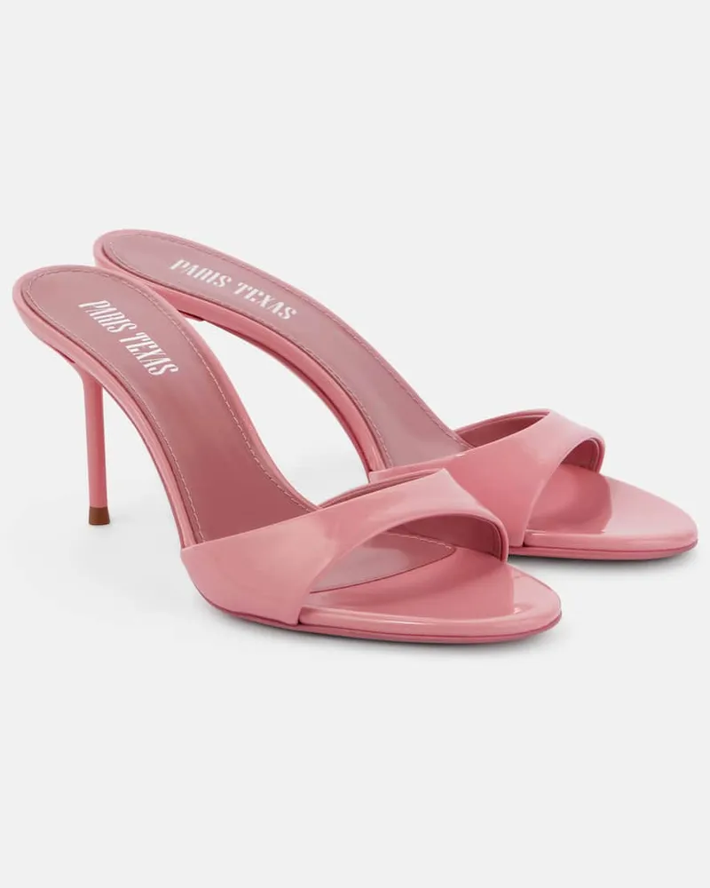 Paris Texas Pantoletten Lidia 70 aus Lackleder Pink
