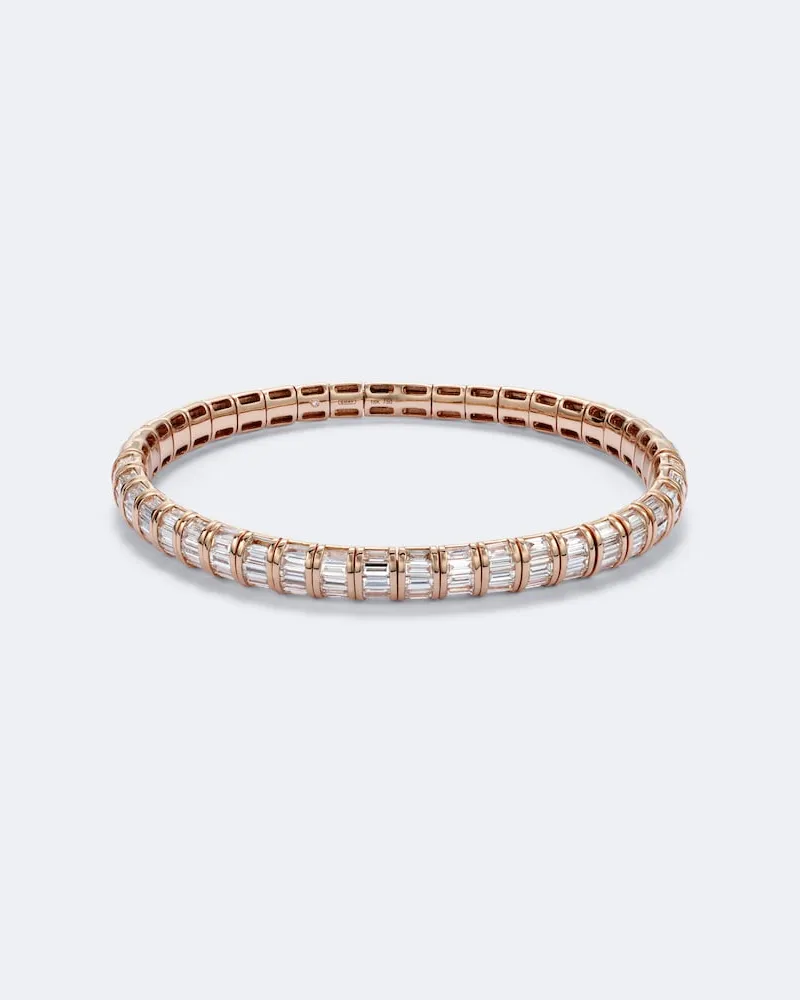 SHAY Armband Stretch aus 18kt Roségold mit Diamanten Gold