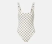 Badeanzug mit Polka-Dots