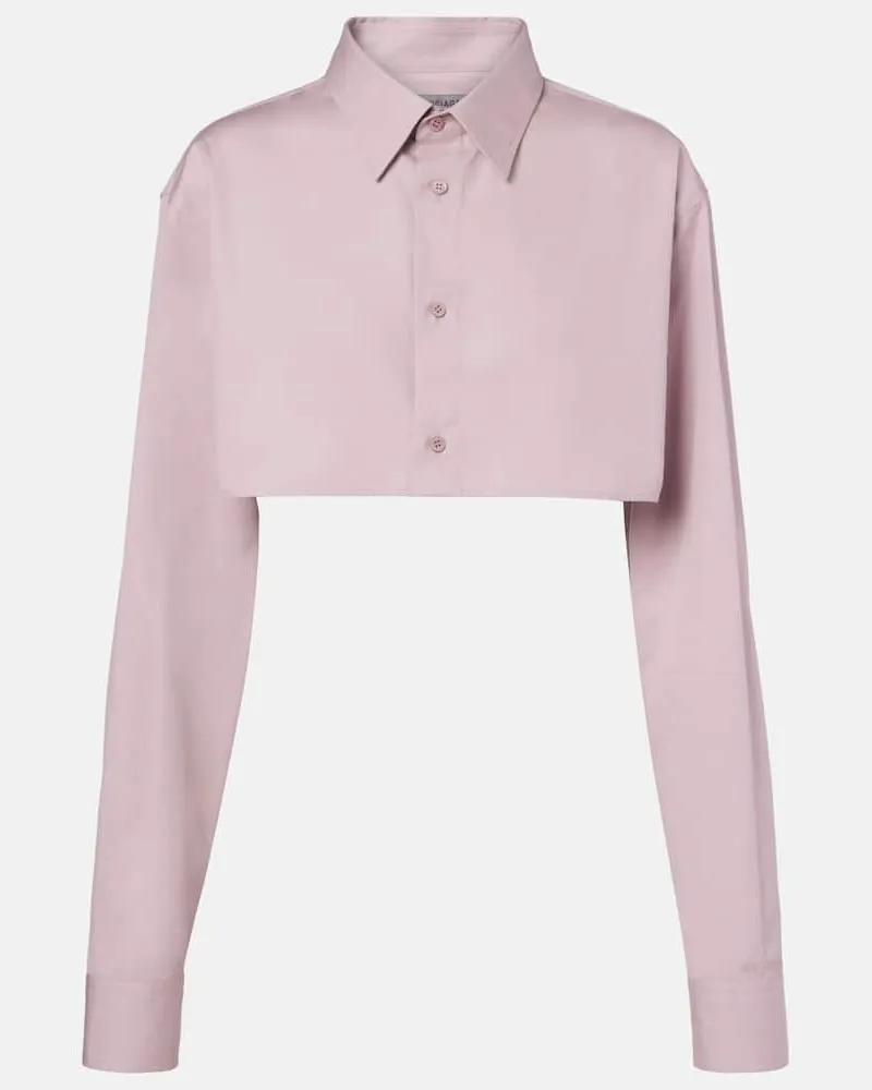 Balenciaga Cropped-Top aus Baumwolle Rosa