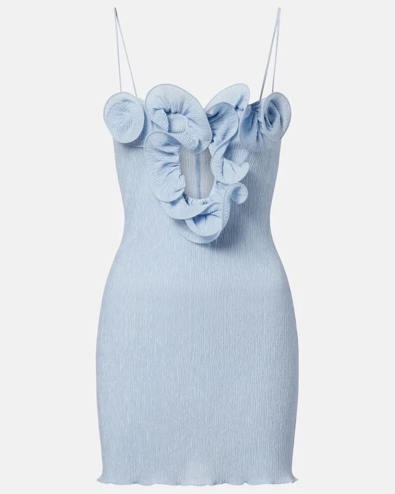 Magda Butrym Minikleid aus Crêpe Blau