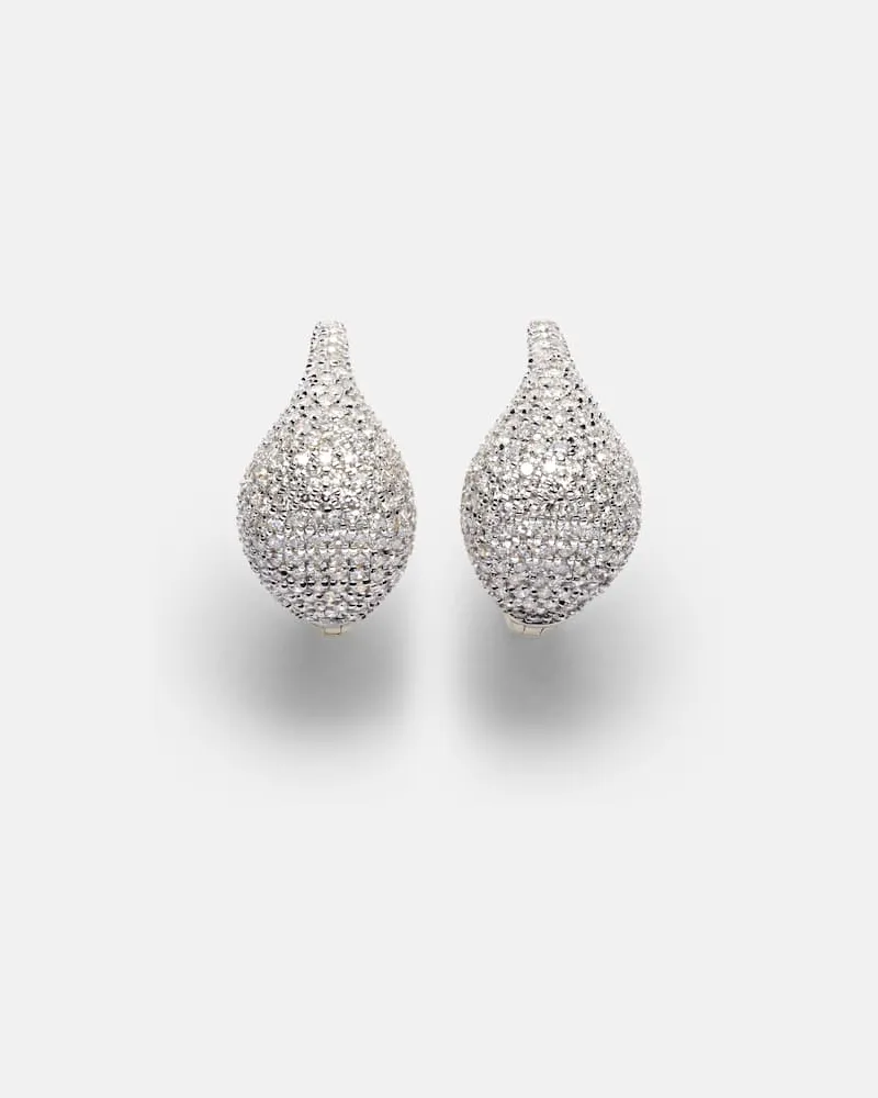Stone & Strand Ohrringe aus 10kt Gelbgold mit Diamanten Gold