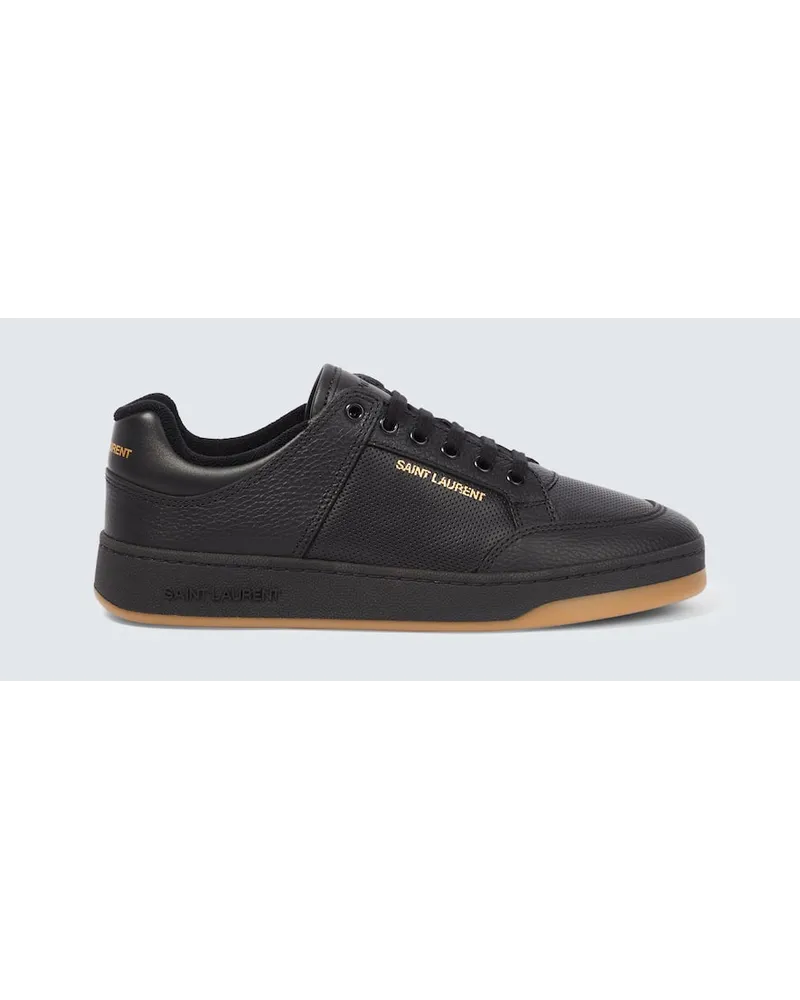 Saint Laurent Sneakers SL/61 aus Leder Schwarz