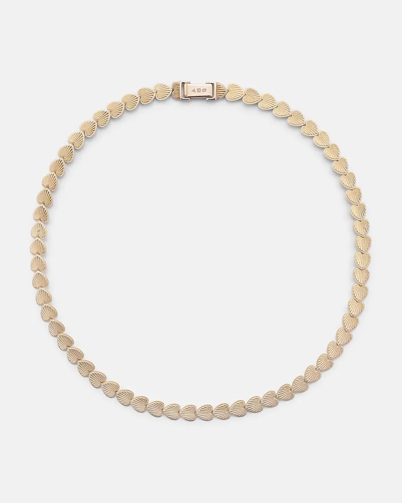 FOUNDRAE Choker True Love aus 18kt Gelbgold Gold
