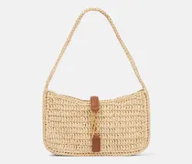 Schultertasche Le 5 à 7 aus Raffiabast