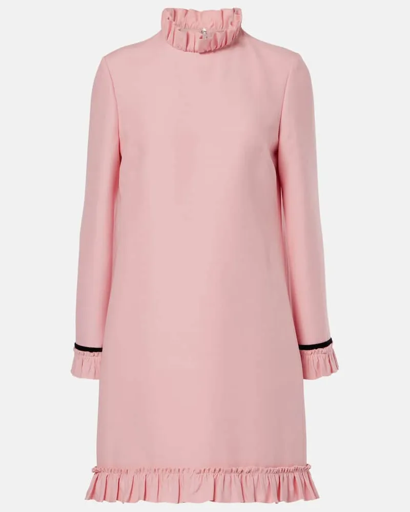 Valentino Garavani Minikleid aus Crepe Couture Rosa