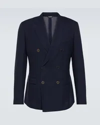 Dolce & Gabbana Blazer aus Schurwolle Blau