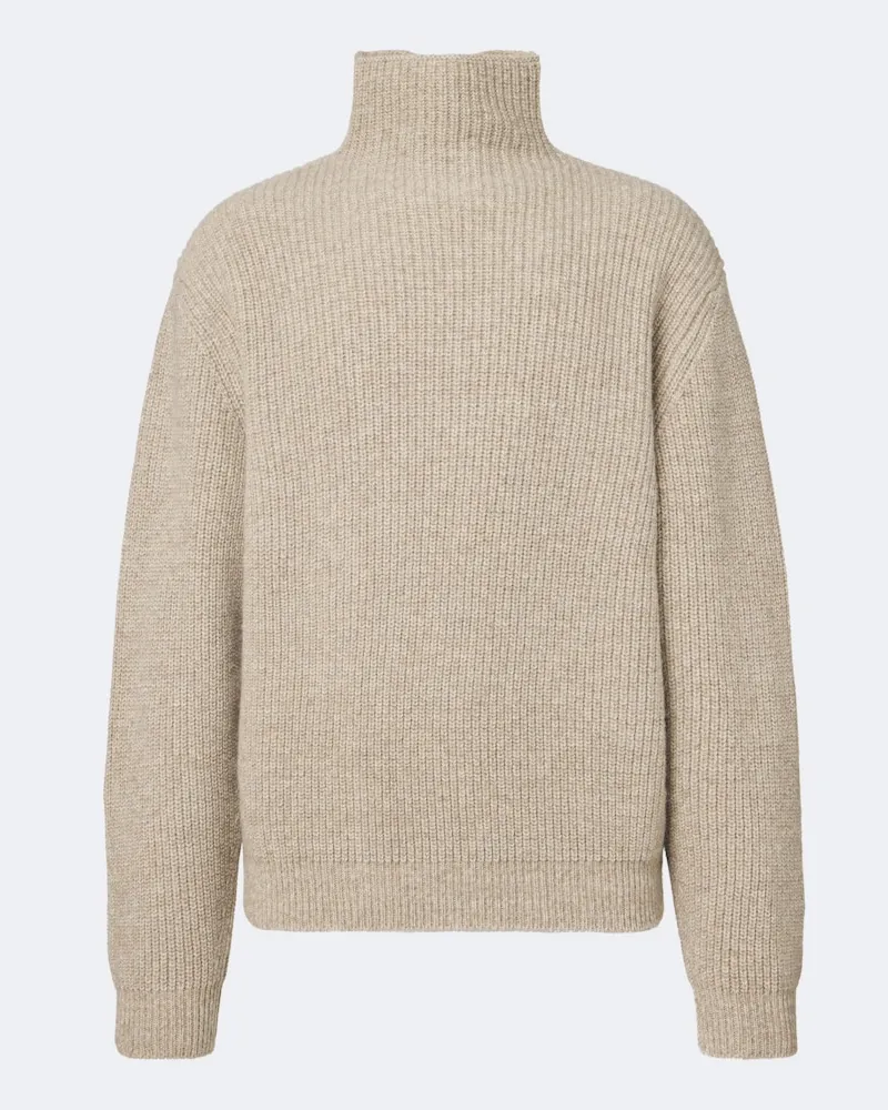Christophe Lemaire Pullover aus Alpakawolle und Yakwolle Beige
