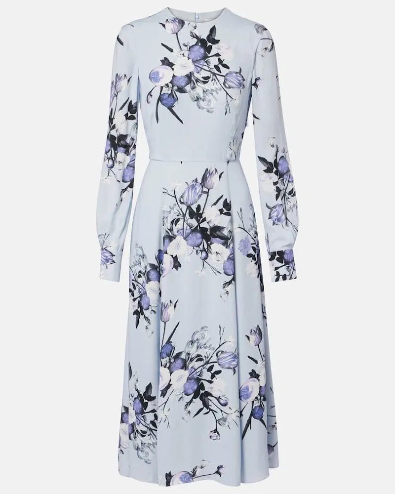 Erdem Midikleid Blau