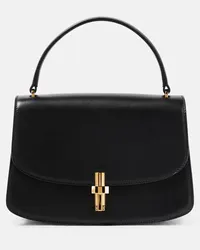 The Row Tote Sofia aus Leder Schwarz