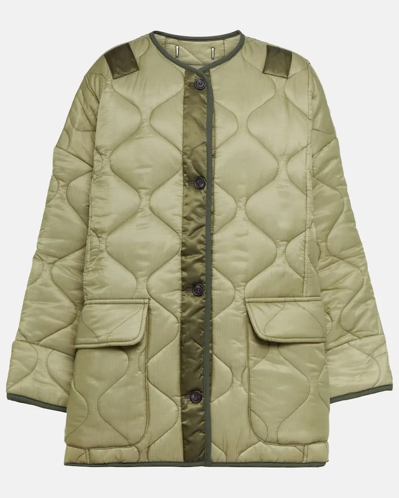 FRANKIE Shop Oversize-Steppjacke Teddy Grün