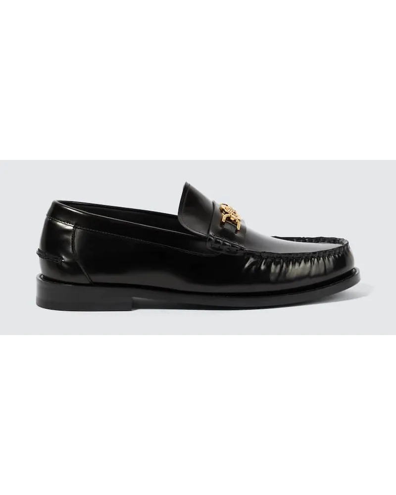 Versace Loafers Medusa '95 aus Leder Schwarz