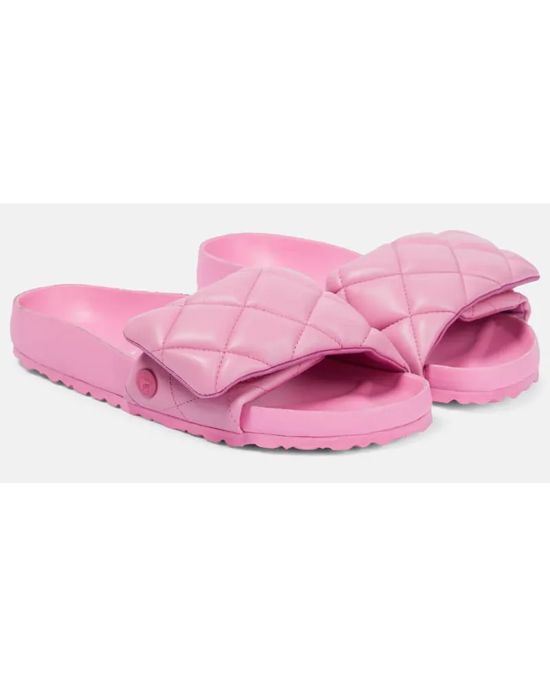 Birkenstock Pantoletten Sylt aus Leder Pink