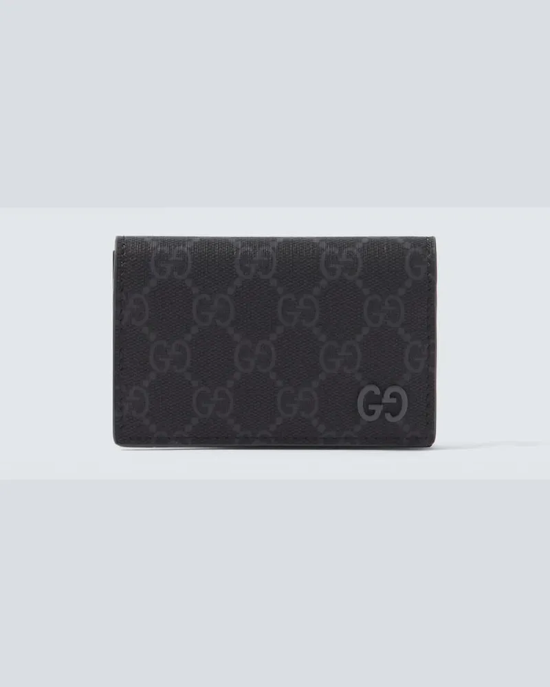 Gucci Portemonnaie GG aus Canvas Schwarz