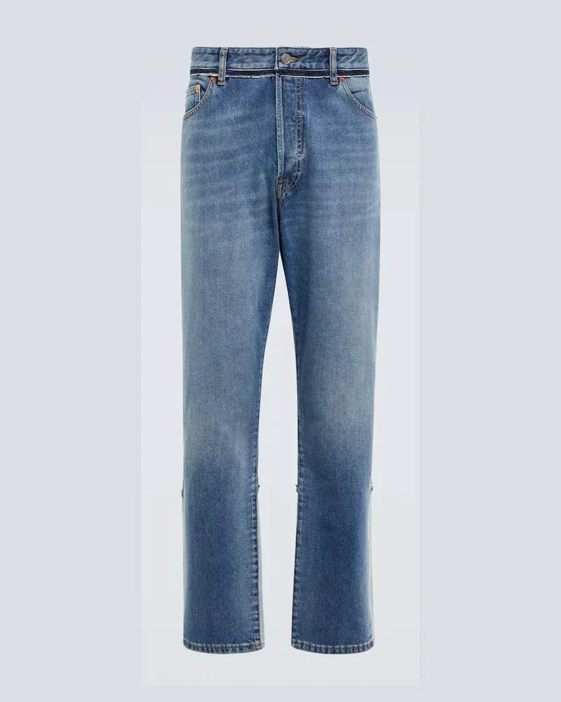 Valentino Garavani Straight Jeans Blau