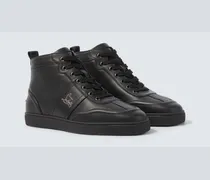 High-Top Sneakers Retro aus Leder