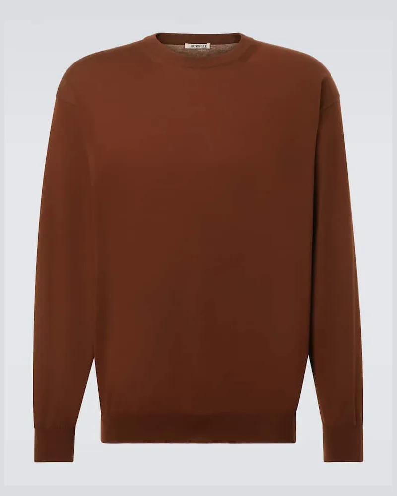 AURALEE Sweatshirt aus Baumwolle Braun