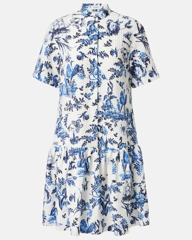 Erdem Minikleid Weiß