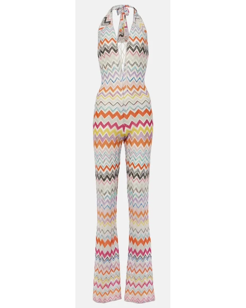 Missoni Jumpsuit aus Haekelstrick Multicolor