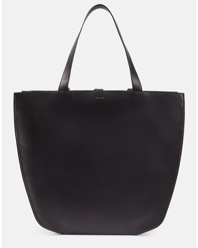 The Row Tote Graham aus Leder Schwarz