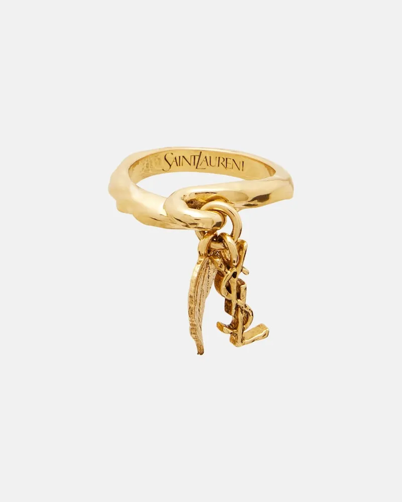 Saint Laurent Ring Cassandre Gold