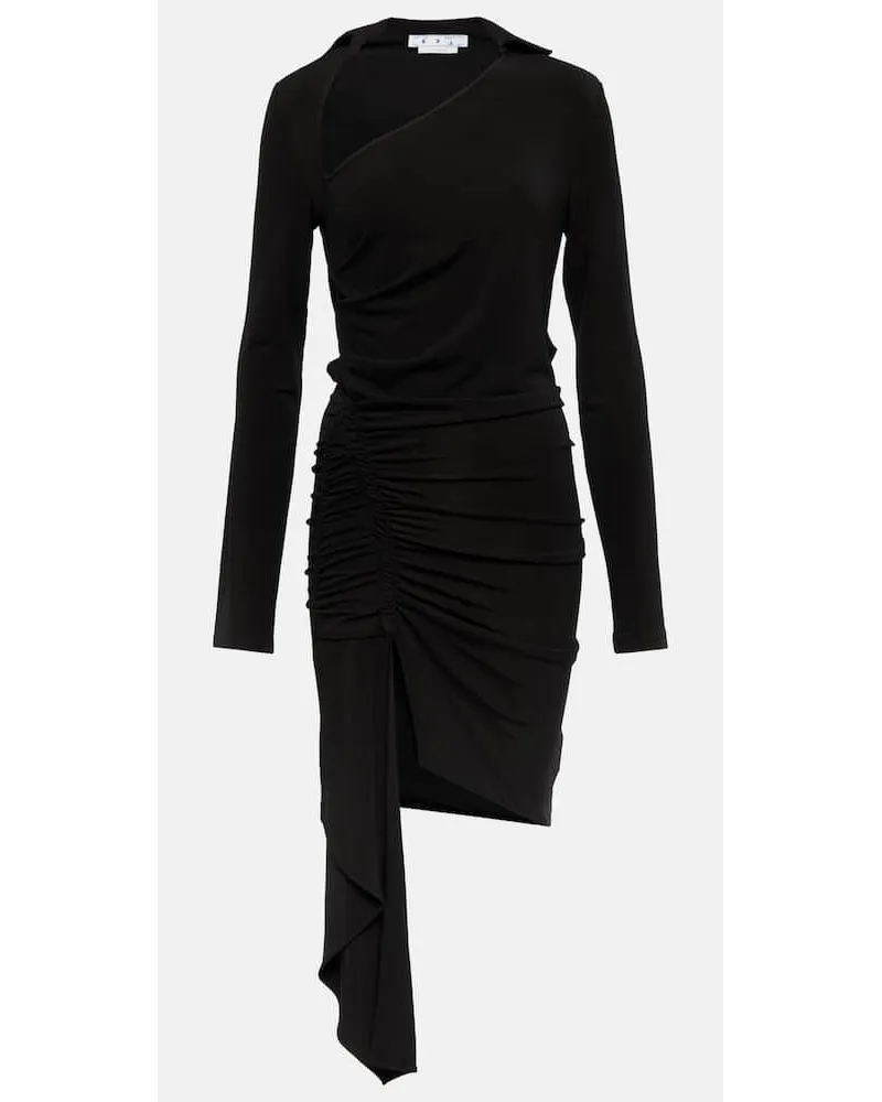 OFF-WHITE Minikleid aus Crêpe Schwarz
