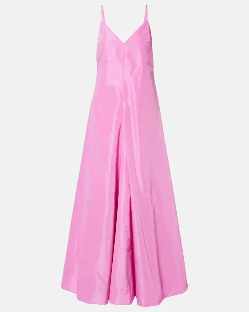 STAUD Maxikleid Paloma Rosa
