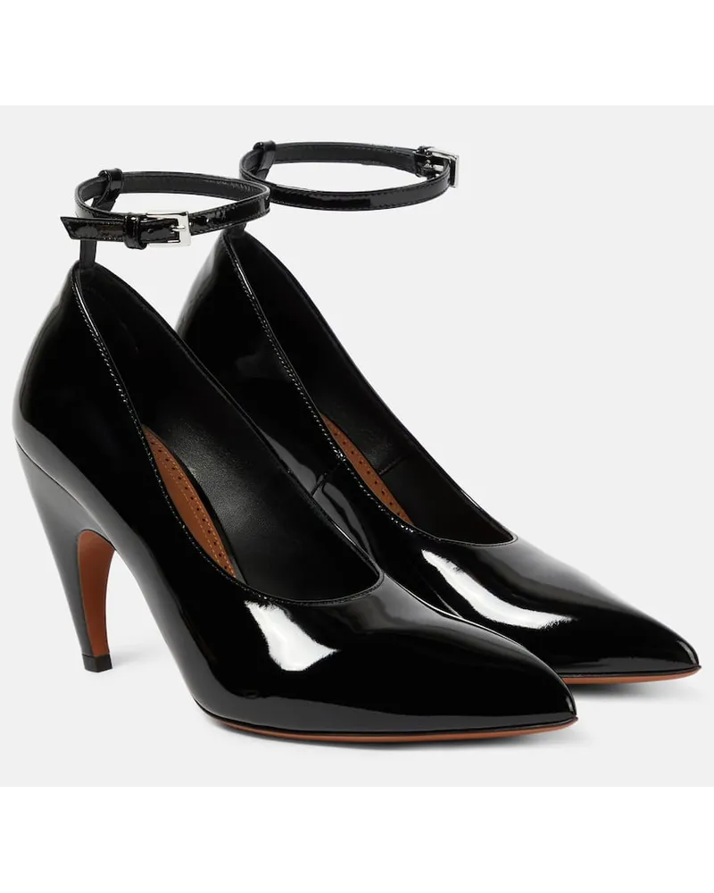 Alaïa Alaia Pumps Shark aus Lackleder Schwarz