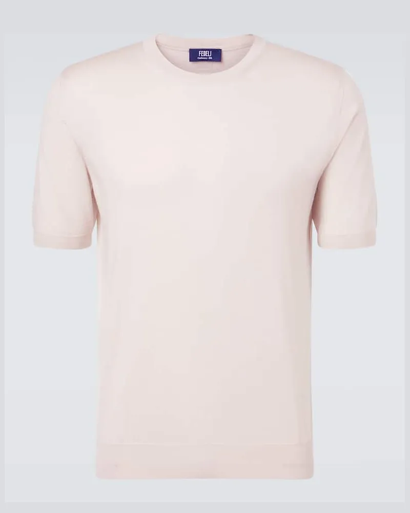 Fedeli Pullover aus Kaschmir und Seide Beige