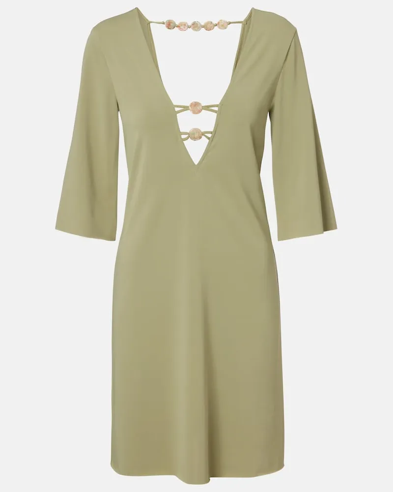 Eres Midikleid Fabuleuse mit Perlen Grün