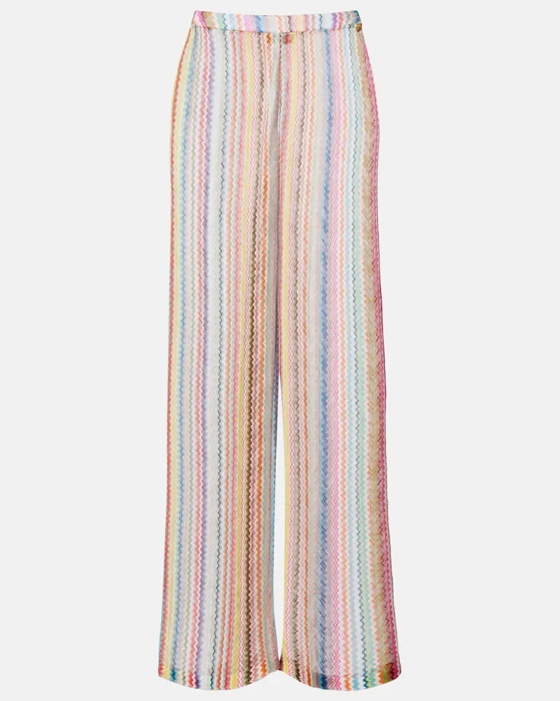Missoni Palazzo-Hose Multicolor